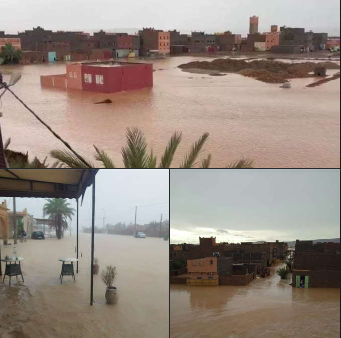 Inondations sévères frappent Zagora, Maroc